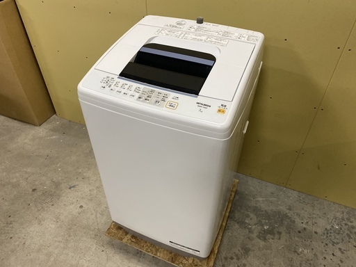 QB1845 【高年式/稼働品】 美品 三菱電機 全自動洗濯機 2014年製 MAW-70AP 人気品番 洗濯機 ７ｋｇ生活家電 大容量 家族向け 家電 売り切り