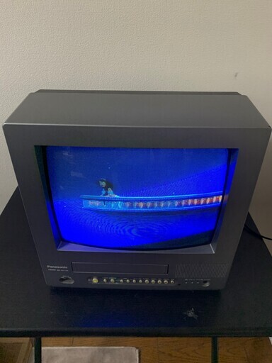 ★　希少【テレビデオ】Panasonic　パナソニック テレビデオ TH-14EV20　１４インチ　リモコンあり　★
