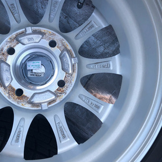 002/スタッドレスタイヤ　WedsJoker13インチアルミ　ヨコハマiceGUARD iG30 155/65R/13 ７分山