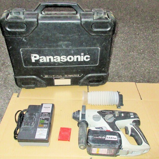 ☆パナソニック Panasonic EZ7880LP2S-B 充電ハンマードリル◆連続作業に強い