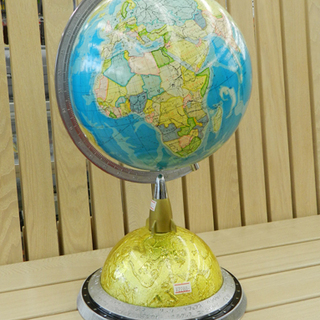 地球儀 中日教図株式会社 8号 世界地図 直径約32㎝ 地理 星...