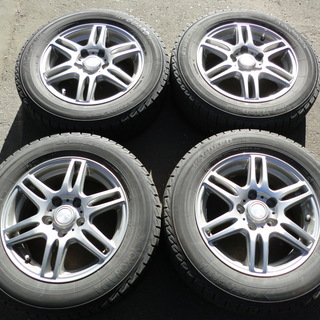 195/65R15 アルミホイール付き国産冬タイヤ4本セット