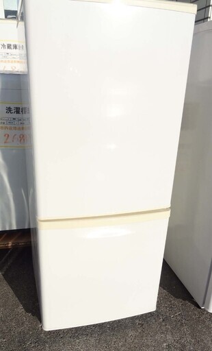 【恵庭PayPay対応】パナソニック　2ドア冷蔵庫　11年製　NR-TB143W　中古
