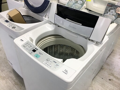 サンヨー7.0K洗濯機　風乾燥付き　分解クリーニング済み！！！