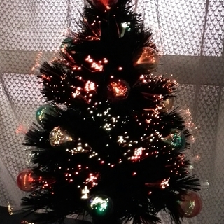 クリスマスツリー LEDファイバーツリー 未使用