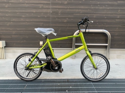 地域限定　パナソニック　リトルビー　新基準　20インチ　ミニベロ　パスシティX　神戸市　電動自転車