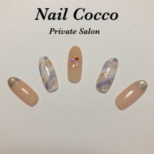 ジェルネイル タイダイ柄アート2500円 Nail Cocco 箱崎のネイルの無料広告 無料掲載の掲示板 ジモティー