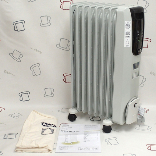 未使用☆デロンギオイルヒーター(KHD410812-BK）