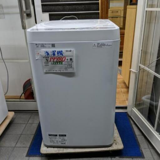 洗濯機　シャープ　ES-GE5C 2019年製　5.5kg 【安心の3ヶ月保証★送料に設置込】