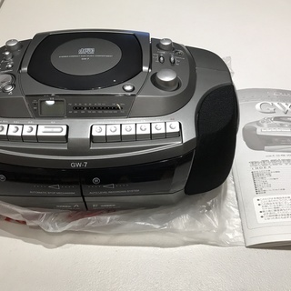 ポータブルCDラジカセ（新品）