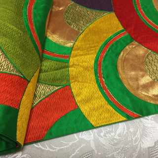  🌷 振袖用 帯 🌷 ⑤ 成人式 振袖 に。   レトロ 風な柄  和装   おび きもの キモノ