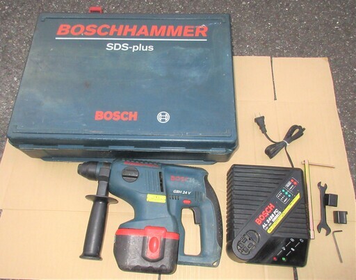 ☆ボッシュ BOSCH GBH24 バッテリーハンマードリル◆現場作業に欠かせない