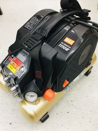 MAX AK-HL1110E 常高圧エアコンプレッサーブラックゴールド【リライズ