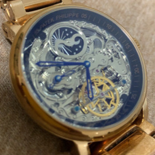 腕時計　スケルトン