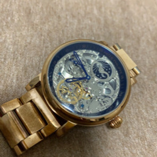 腕時計　スケルトン