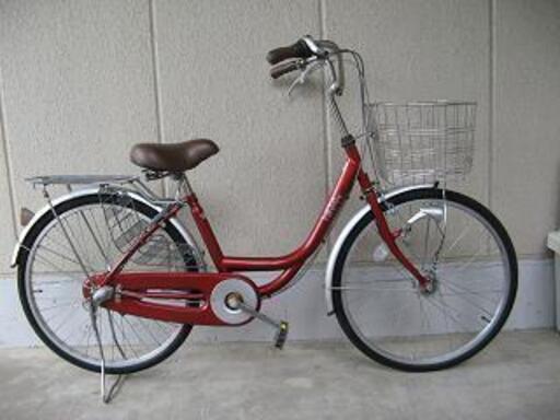 〔中古〕大人用２４インチ自転車（内装３段変速、ＬＥＤオートライト）