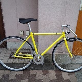 Fuji Feather[フジ フェザー]700cピストバイク(イエロー)