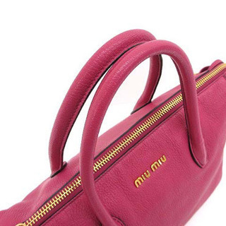 美品 ミュウミュウ MADRAS 2WAY ショルダーバッグ  RN1016 美品 ミュウミュウ MADRAS 2WAY ショルダーバッグ RN1016