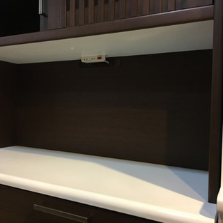 ニトリ 和モダン 2面レンジボード ビゼン120 オートクローザー ニトリ（NITORI） キッチンボード( レジューム120-2TG-S WH/120-2QL-R