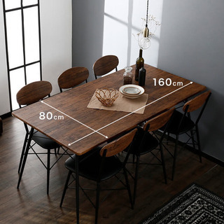 値下げ交渉可】【ほぼ新品】ダイニングテーブルセット 6人掛け(7点)