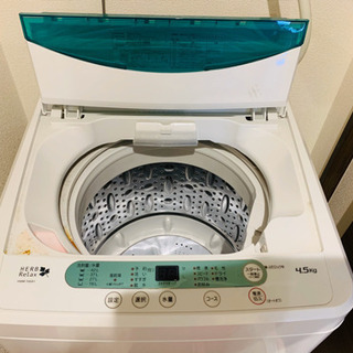 美品 4.5kg 洗濯機 YWM-T45A1 風乾燥搭載 洗浄液...