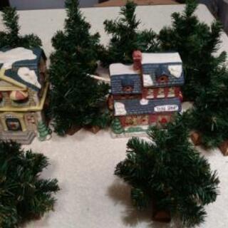 クリスマス　小さな家、森セット