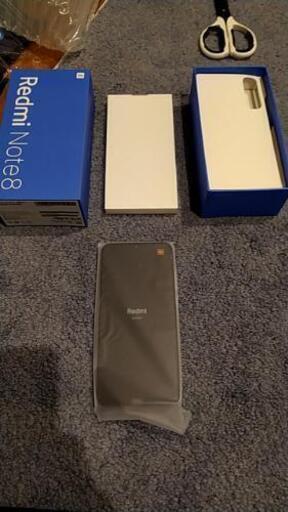 ホワイト】redmi note 8 simフリー【未使用】