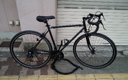 700c 2wayブレーキステムのロードバイク 21speed/ブラック