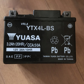 YUASA YTX4L-BS バイクバッテリー