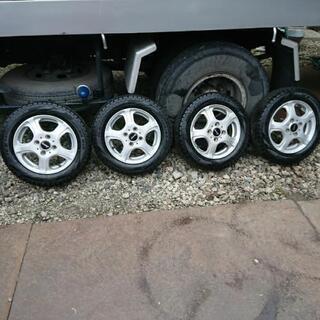 155/65R13 スタッドレスタイヤ、アルミホイール4本セット