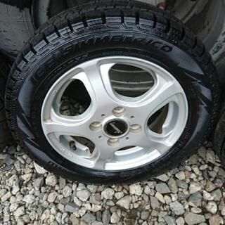 155/65R13 スタッドレスタイヤ、アルミホイール4本セット