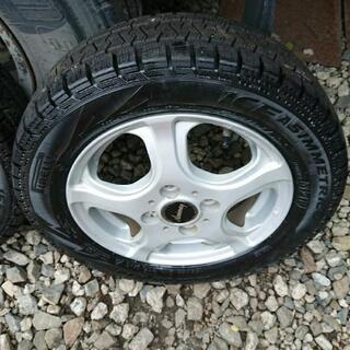 155/65R13 スタッドレスタイヤ、アルミホイール4本セット