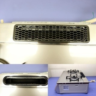 リンナイ ガスコンロ RTS61AWGRN-L 2014年製 都市ガス専用 ガラス 