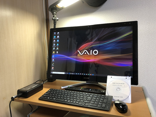商談中につき受付を停止いたします。※訳あり※　sony 一体型パソコン　SVL24148CJB Core i7 8GBメモリ　ハードディスク1TB