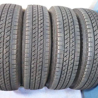 冬14インチ プロBOX バン サクシード VAN プロボックス 一番人気 ブリヂストン 155/80R14 LT 【富山市/手渡しもOK】100％車検対応 155R14