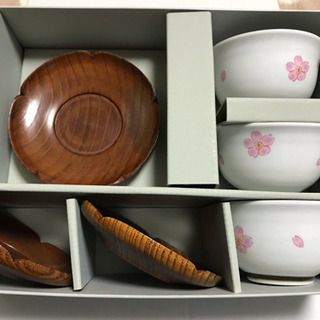 湯呑み茶碗 セット 3客 桜 かわいい わっちぃ 浅草の食器の中古あげます 譲ります ジモティーで不用品の処分