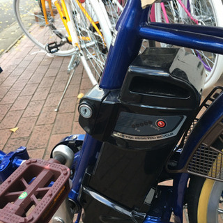 未使用！21Technology 24インチ折り畳み電動アシスト自転車 (紺)