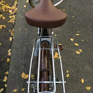 未使用！21Technology 24インチ折り畳み電動アシスト自転車(茶)