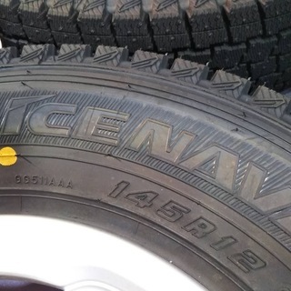 冬/新品【2019年】Nバン純正 N-VAN ホンダ純正 バモス ホビオ アクティー 日本製 145R12 LT(145/80R12 LT) 【富山】エヌバン 未走行タイヤ 4本