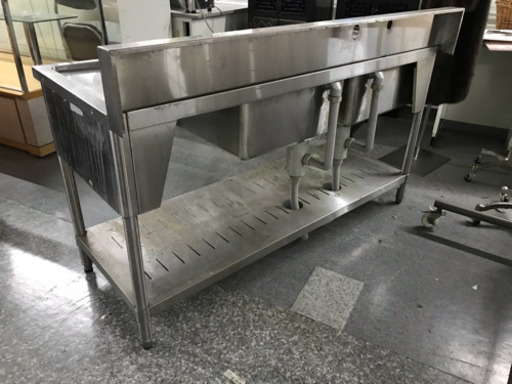 【岐阜市六条江東直接引き取り大歓迎】タニコー　2口シンク 岐阜市六条江東直接引き取り大歓迎】タニコー 2口シンク