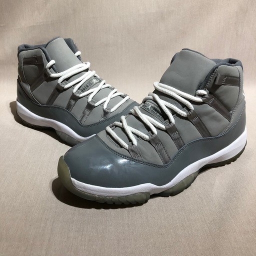 スニーカー 27.5 NIKE AIR JORDAN 11 RETRO COOL GREY