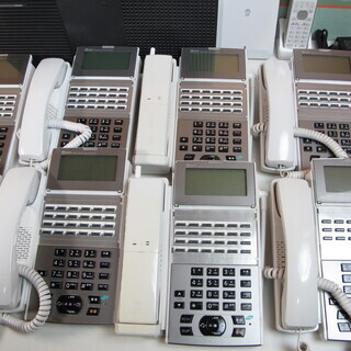 値下げしました。NTT 2015年式 中古ビジネスホンセット 台数変更可能 工事も承ります その1 - 家電