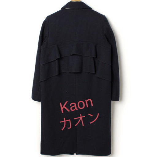 KAON カオン バックフリル チェスターオーバーコート