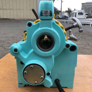 実演動画付  オイルポンプオーバーホール、分解整備済 レッキス ネジきり機 N20AⅢ しぶろく君 自動切上 1/2～3/4