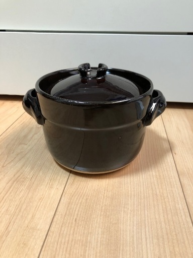 土鍋　レンジとガス対応