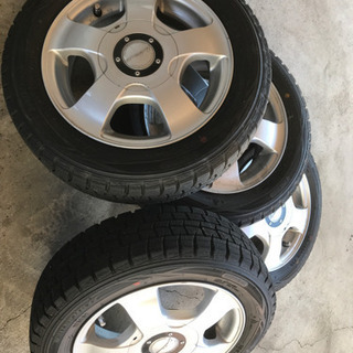 155/65R13 スタッドレス アルミ付き 4本セット