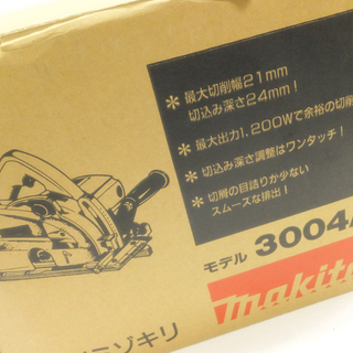 [K1207J] 未使用 マキタ makita 小型ミゾキリ 3004A 電動工具 大工道具