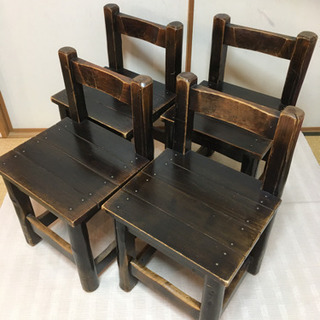 木製　椅子　中古