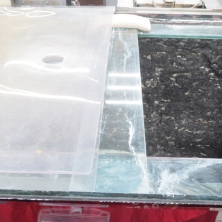 引取限定】大型水槽 棚付き 中古品【小倉南区葛原東】