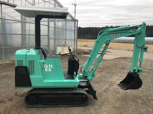 IS-14GX2 IHI 1トン半クラス ユンボ バックホー 油圧ショベル ゴムキャタ IS-14GX2 IHI 1トン半クラス ユンボ バックホー 油圧ショベル